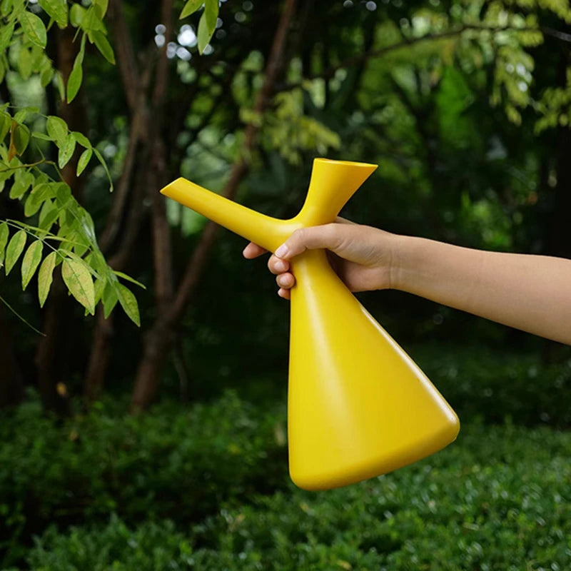 1.2/1.5L Long Spout Modern Watering Can - Plastic For Watering Plants and Bottle Cap Sprinkler